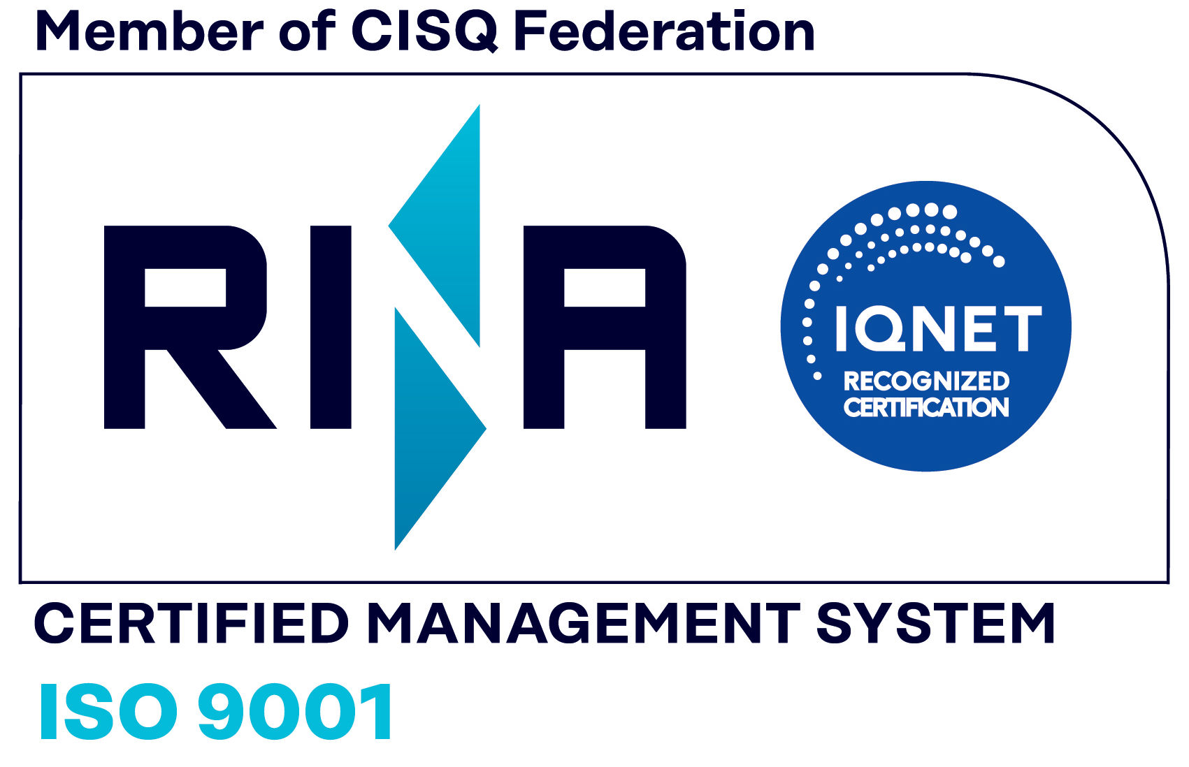 Certificazione RINA ISO 9001